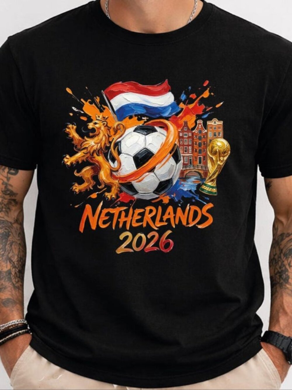 Paraguay World Cup 2026 Fan Tee Jaguar Graphic